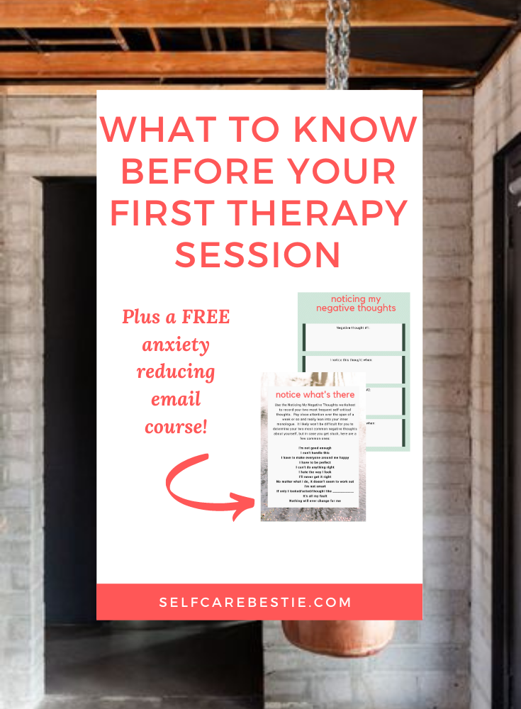 what to know before your first therapy session