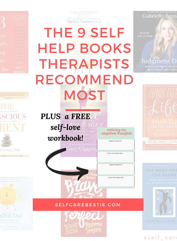 self help books therapists recommend