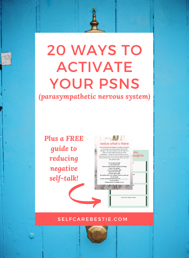 ways to activate your parasympathetic nervous system